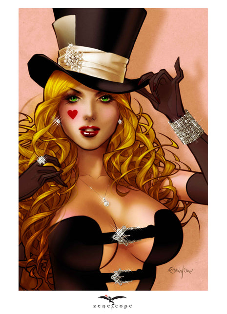 Franchesco! - Secret Crush Color Burst Mini Art Print - Zenescope Entertainment Inc