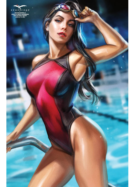 Ian MacDonald - 2024 Olympic Swimming Collectible Cover - LE 225 - Zenescope Entertainment Inc