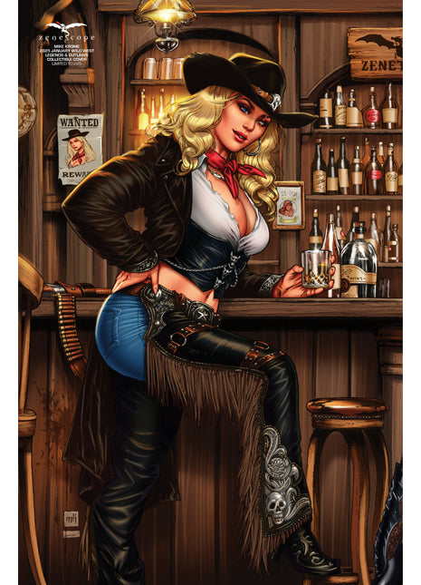 CGC 9.8 - Mike Krome - 2025 January Wild West Legends & Outlaws Collectible Cover - LE 225 - Zenescope Entertainment Inc