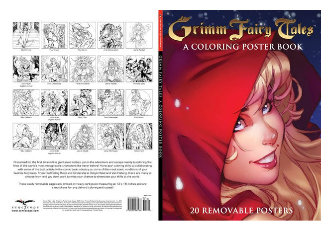 Grimm Fairy Tales Coloring Poster Book - GFTCOLORPOSTER - Zenescope Entertainment Inc