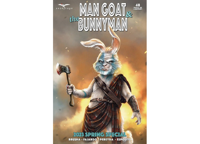 Man Goat & the Bunnyman: 2023 Spring Special - MGBM2023B Pick F3H - Zenescope Entertainment Inc