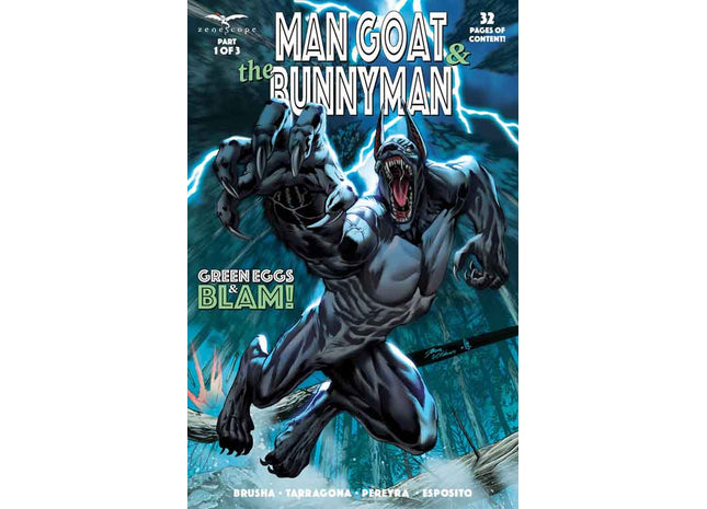 Man Goat & the Bunnyman: Green Eggs and BLAM #1 - MGBMGEB01B - Zenescope Entertainment Inc