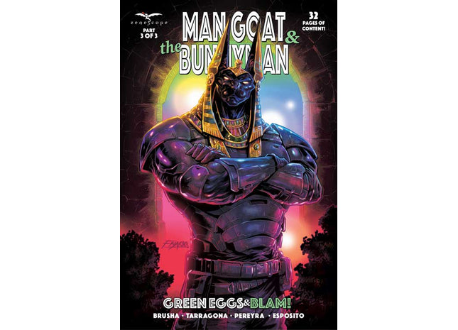 Man Goat & the Bunnyman: Green Eggs and BLAM #3 - MGBMGEB03B Pick C3O - Zenescope Entertainment Inc