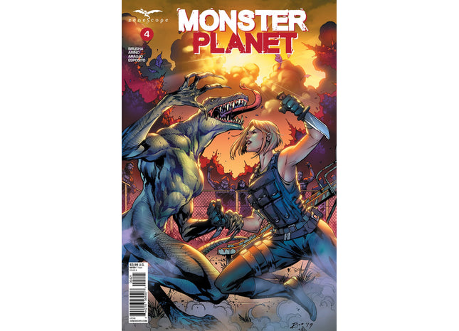 Monster Planet #4 - MP04B Pick D4E - Zenescope Entertainment Inc