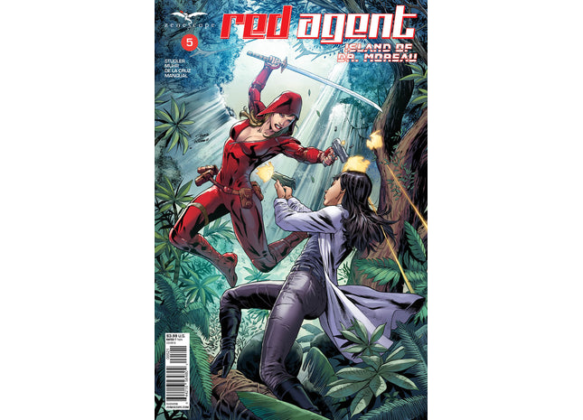 Red Agent: Island of Dr. Moreau #5 - RAIDM05B Pick B1D - Zenescope Entertainment Inc