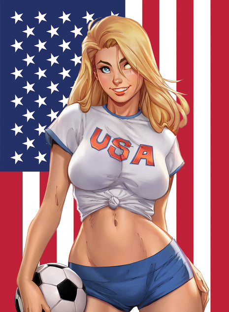 USA World Cup Flag Mini Art Print