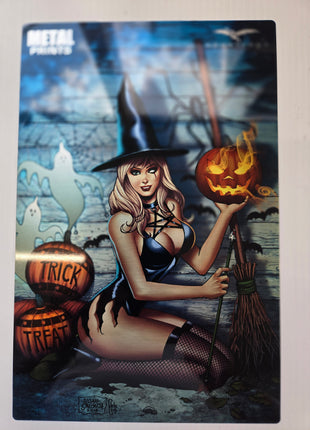 2016 Halloween Mini Metal Art Print