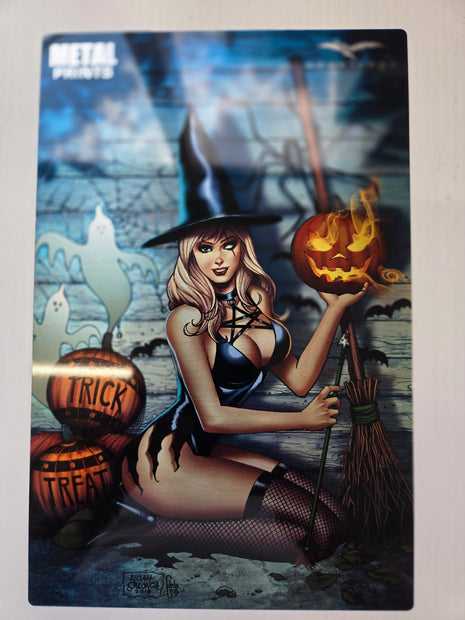 2016 Halloween Mini Metal Art Print