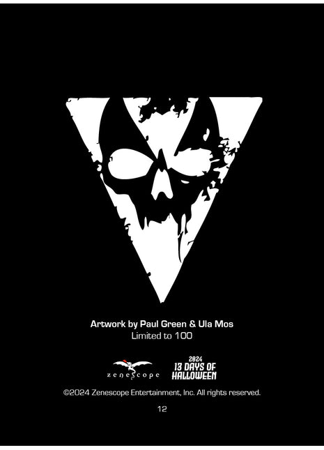 DAY 12 - 13 Days of Halloween Trading Card - LE 100 - Zenescope Entertainment Inc