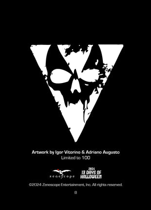 DAY 8 - 13 Days of Halloween Trading Card - LE 100 - Zenescope Entertainment Inc