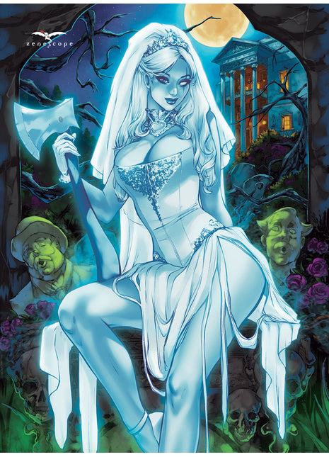 13 Days Card Halloween Card - Haunted Mansion - Zenescope Entertainment Inc