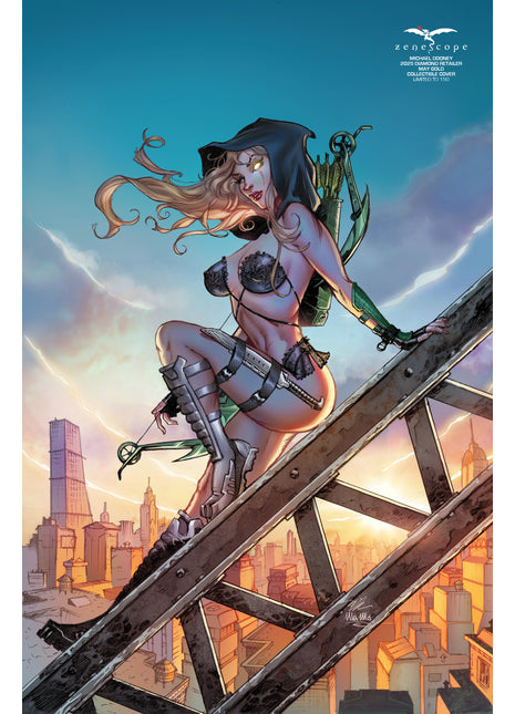 Michael Dooney - 2025 Diamond Retailer May Gold Collectible Cover - LE 150 - Zenescope Entertainment Inc