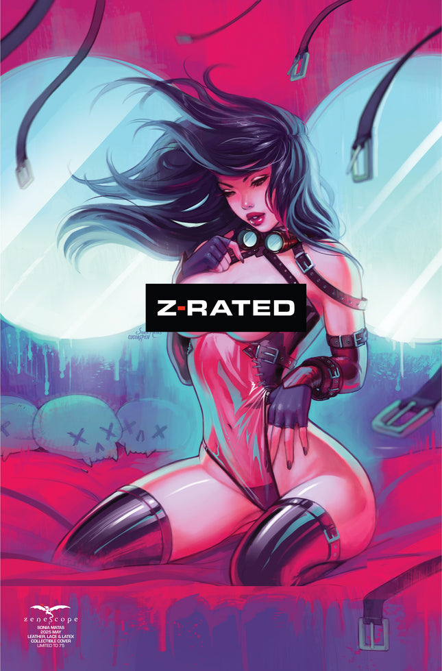 Sonia Matas - 2025 May Leather Lace & Latex Collectible Cover - LE 75 - Zenescope Entertainment Inc