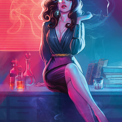 Sonia Matas - Femme Fatales Virtual Con Metal Card Set of 3 - Zenescope Entertainment Inc