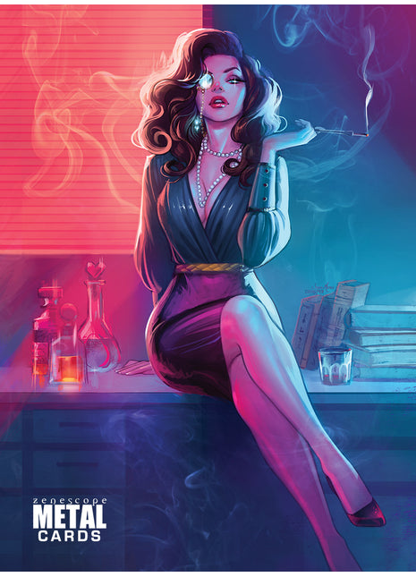 Sonia Matas - Femme Fatales Virtual Con Metal Card Set of 3 - Zenescope Entertainment Inc
