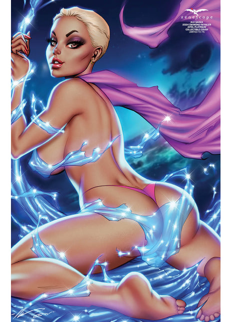 Ale Garza - 2024 Diamond Retailer April Platinum Collectible Cover - LE 75 - Zenescope Entertainment Inc