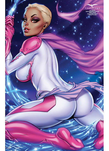 Ale Garza - 2024 Diamond Retailer April Silver Collectible Cover - LE 250 - Zenescope Entertainment Inc
