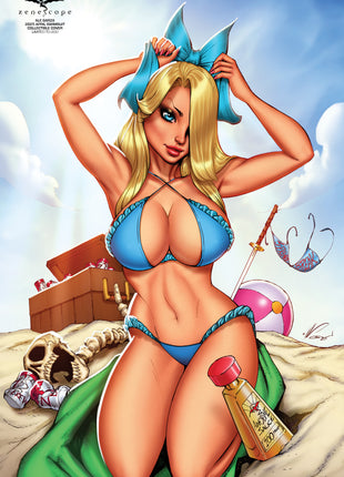 CGC 9.8 - Ale Garza - 2025 April Swimsuit Collectible Cover - LE 200 - Zenescope Entertainment Inc