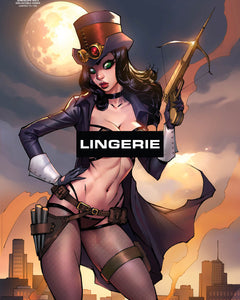 Ale Garza - 2026 February Zenescope Gold Collectible Cover w/ Passport Sticker - LE 150 - Zenescope Entertainment Inc