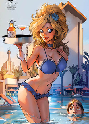 Ale Garza - 2026 January Virtual Con Collectible Cover w/ Trading Card - LE 225 - Zenescope Entertainment Inc