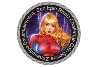 Eric Basaldua - 2026 Epic Rivalz Bundle #2 Silver w/ Challenge Coin & Certificate - LE 75 - Zenescope Entertainment Inc