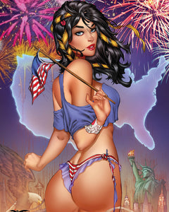 Eric Basaldua - 4th of July Collectible Cover - Zenescope Entertainment Inc