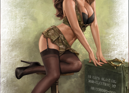 Carla Cohen - Military Appreciation Art Print - Zenescope Entertainment Inc