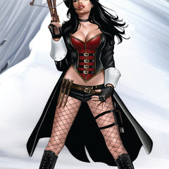 Keith Garvey - Featured Character Van Helsing Wereworld - Mini Art Print - Zenescope Entertainment Inc