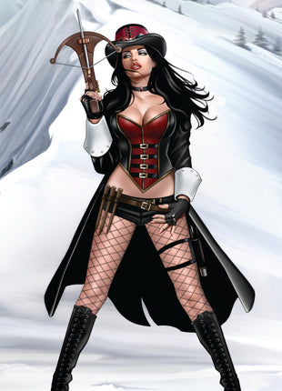 Keith Garvey - Featured Character Van Helsing Wereworld - Mini Art Print - Zenescope Entertainment Inc