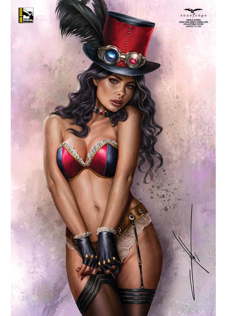 Carla Cohen - 2024 San Diego Comic Con Collectible Cover - LE 199 - Zenescope Entertainment Inc