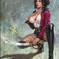 Cedric Poulat - 2025 August Pirate Princesses Collectible Cover - LE 225 - Zenescope Entertainment Inc