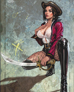 Cedric Poulat - 2025 August Pirate Princesses Collectible Cover - LE 225 - Zenescope Entertainment Inc