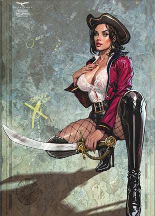 Cedric Poulat - 2025 August Pirate Princesses Collectible Cover - LE 225 - Zenescope Entertainment Inc