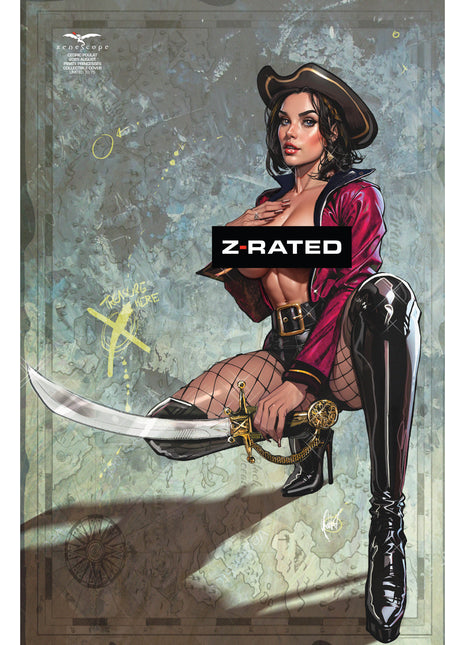 Cedric Poulat - 2025 August Pirate Princesses Collectible Cover - LE 75 - Zenescope Entertainment Inc