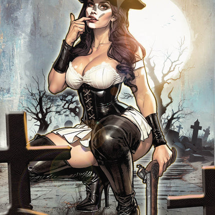 Cedric Poulat - November 2025 Mystere Pirate Princess Reg - Metal Card - Zenescope Entertainment Inc