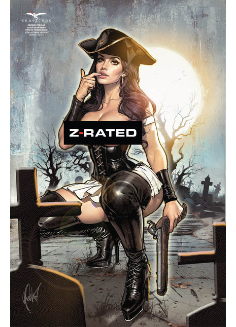 Cedric Poulat - November 2025 Mystere Pirate Princess Z-Rated - Metal Card - Zenescope Entertainment Inc