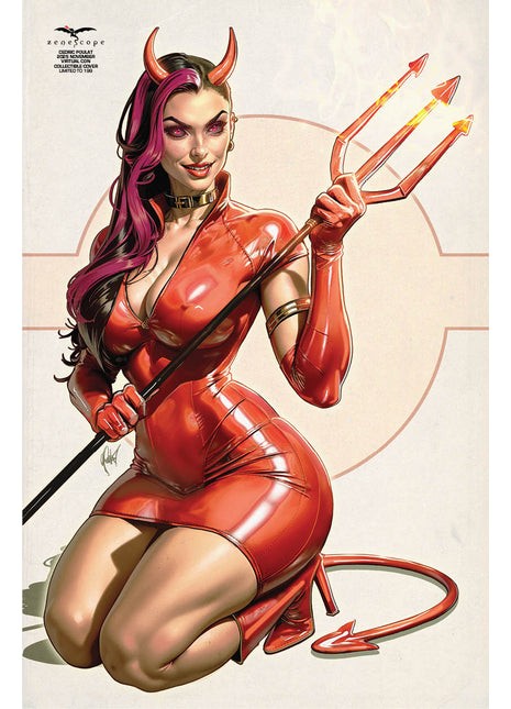 Cedric Poulat - 2025 November Virtual Con Collectible Cover w/ Trading Card - LE 199 - Zenescope Entertainment Inc