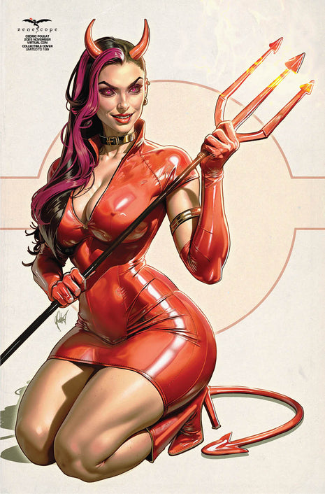 Cedric Poulat - 2025 November Virtual Con METAL CARD - Zenescope Entertainment Inc