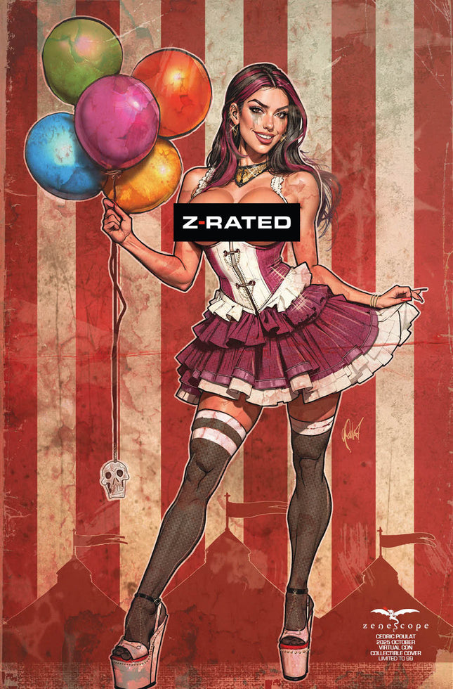 Cedric Poulat - 2025 October Virtual Con Collectible Cover w/ Mini Art Print - LE 99 - Zenescope Entertainment Inc