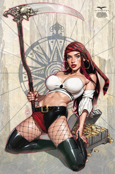 Cedric Poulat - 2025 September Pirate Princesses Collectible Cover - LE 225 - Zenescope Entertainment Inc