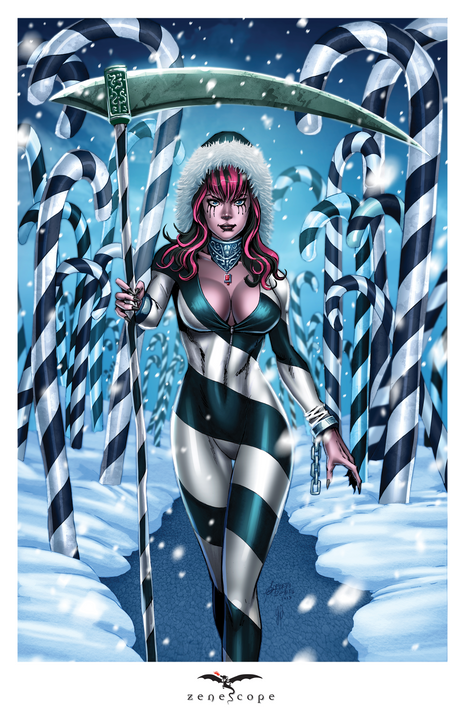 Candy Cane Mini Art Print Set - Zenescope Entertainment Inc