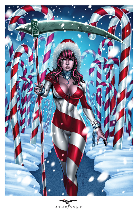Candy Cane Mini Art Print Set - Zenescope Entertainment Inc
