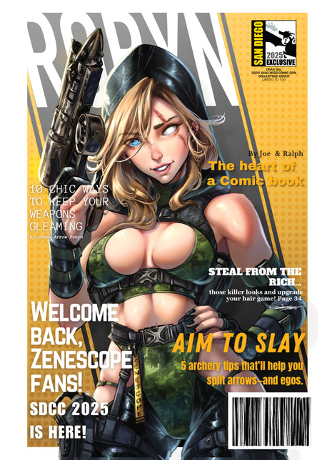 Drax Gal - 2025 San Diego Comic Con Collectible Cover - LE 199 - Zenescope Entertainment Inc