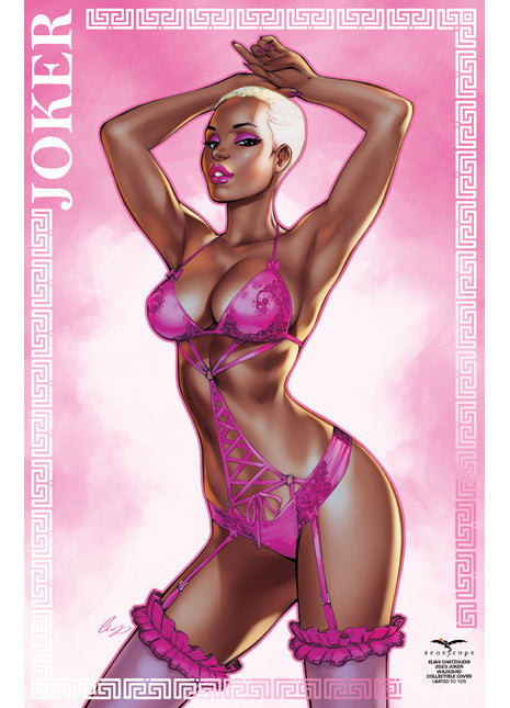 Elias Chatzoudis - 2023 Joker Wildcard Collectible Cover - LE 125 - Zenescope Entertainment Inc