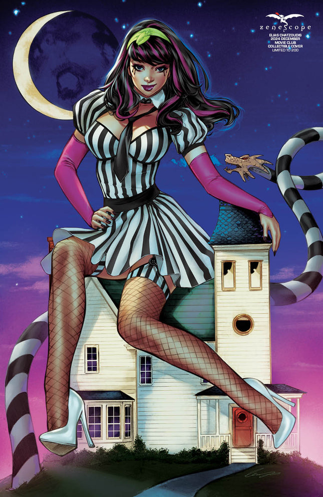 Elias Chatzoudis -  2024 December Movie Club Collectible Cover - LE 200 - Zenescope Entertainment Inc