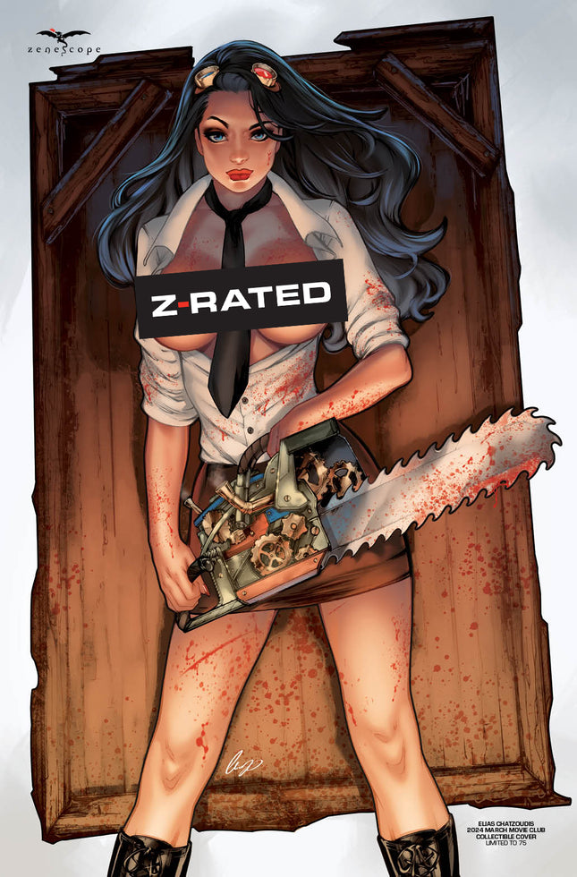 Elias Chatzoudis -  2024 March Movie Club Collectible Cover - LE 75 - Zenescope Entertainment Inc