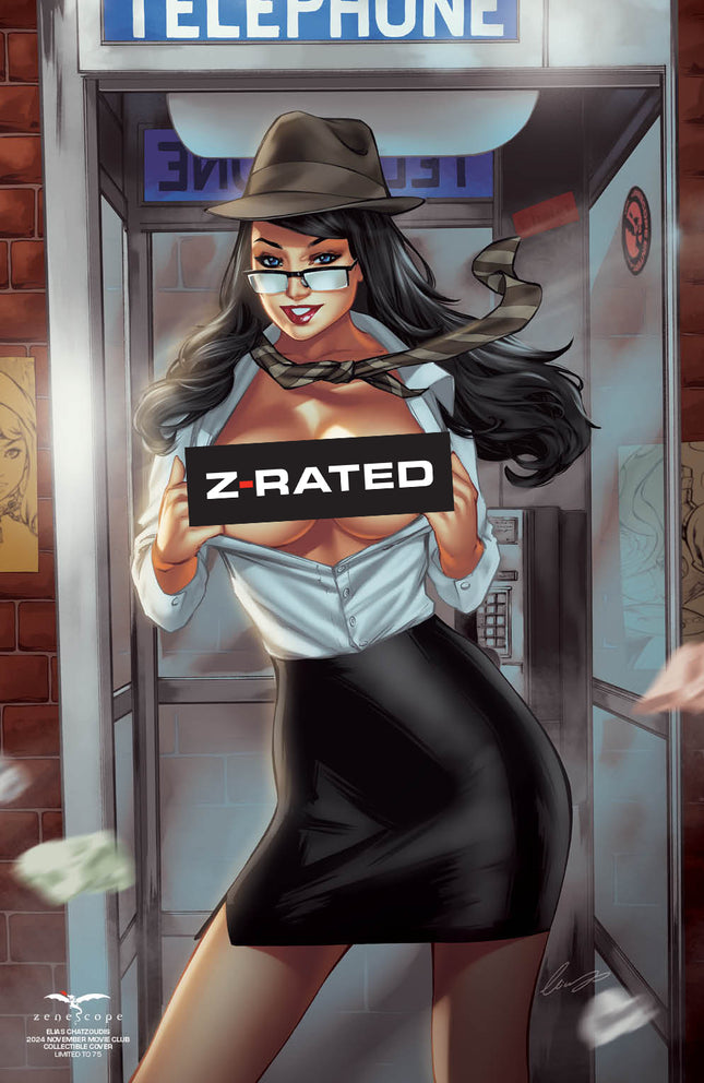 Elias Chatzoudis -  2024 November Movie Club Collectible Cover - LE 75 - Zenescope Entertainment Inc