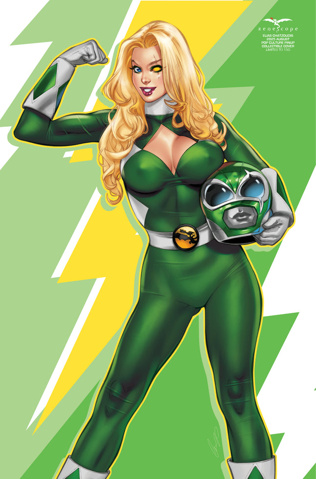 Elias Chatzoudis - 2025 August Pop Culture Pinup Collectible Cover - LE 150 - Zenescope Entertainment Inc