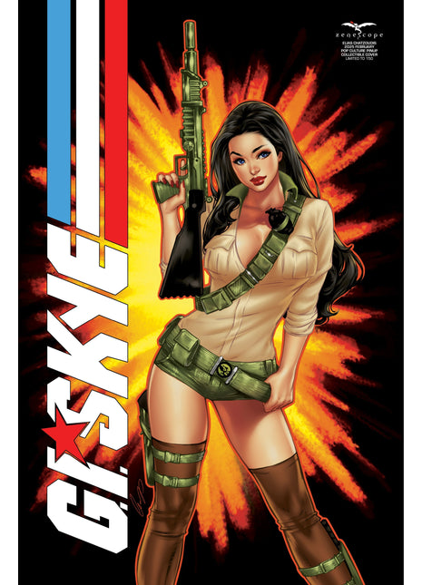 9.8 CGC Elias Chatzoudis - 2025 February Pop Culture Pinup Collectible Cover - LE 150