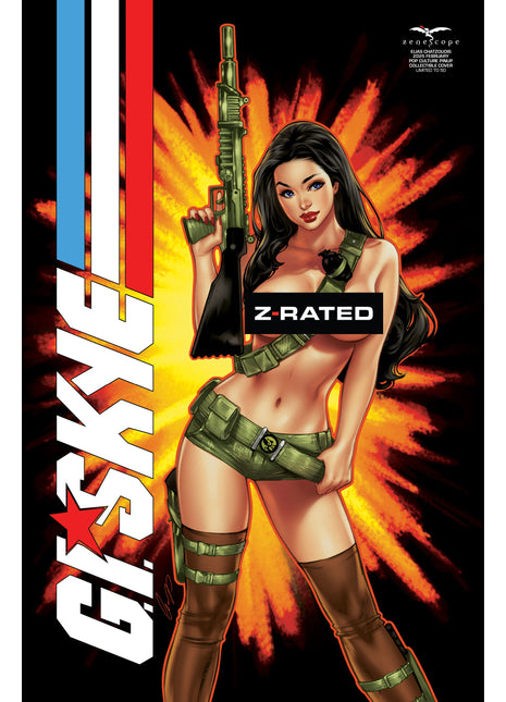 Elias Chatzoudis - 2025 February Pop Culture Pinup Collectible Cover - LE 50 - Zenescope Entertainment Inc
